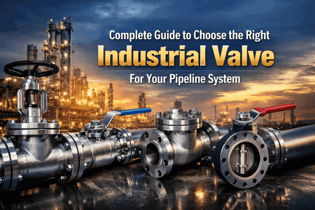 How to Choose the Right Industrial Valve for Your Pipeline System Complete Guide to Choose the Right Industrial Valve for Your Pipeline System