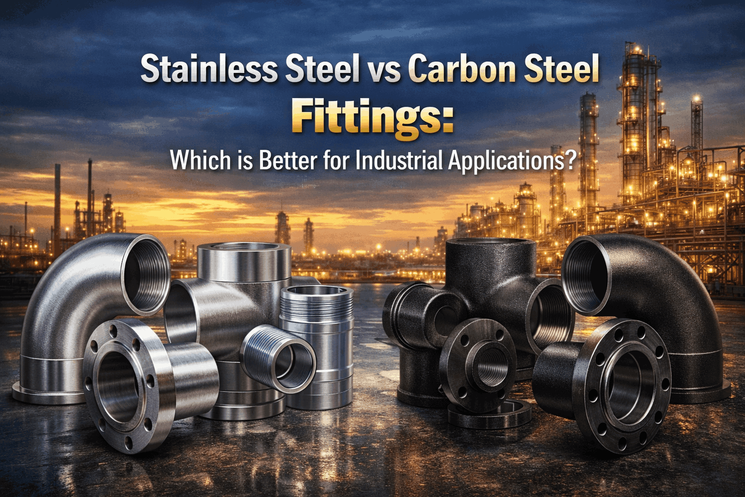 Home Stainless Steel vs Carbon Steel Fittings: Which is Better for Industrial Applications?